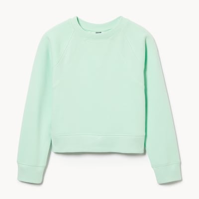 Kid Girls' Raglan Sweatshirt - Mint Green