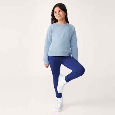 Kid Girls' Raglan Sweatshirt - Dusty Blue