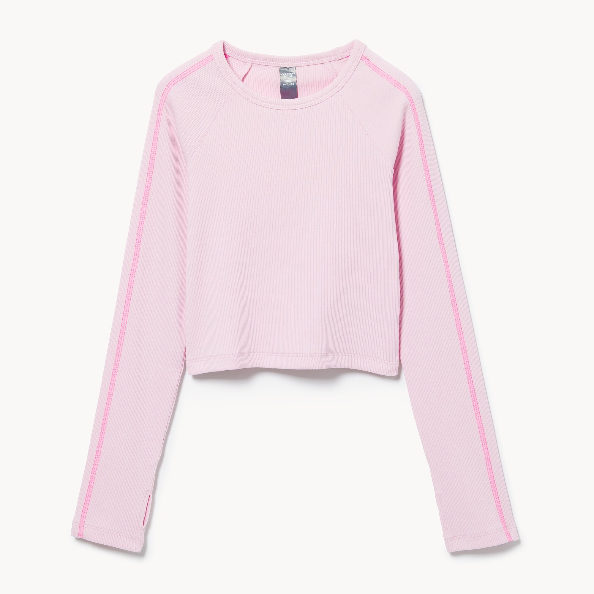 Kid Girls' Active Raglan Long Sleeve