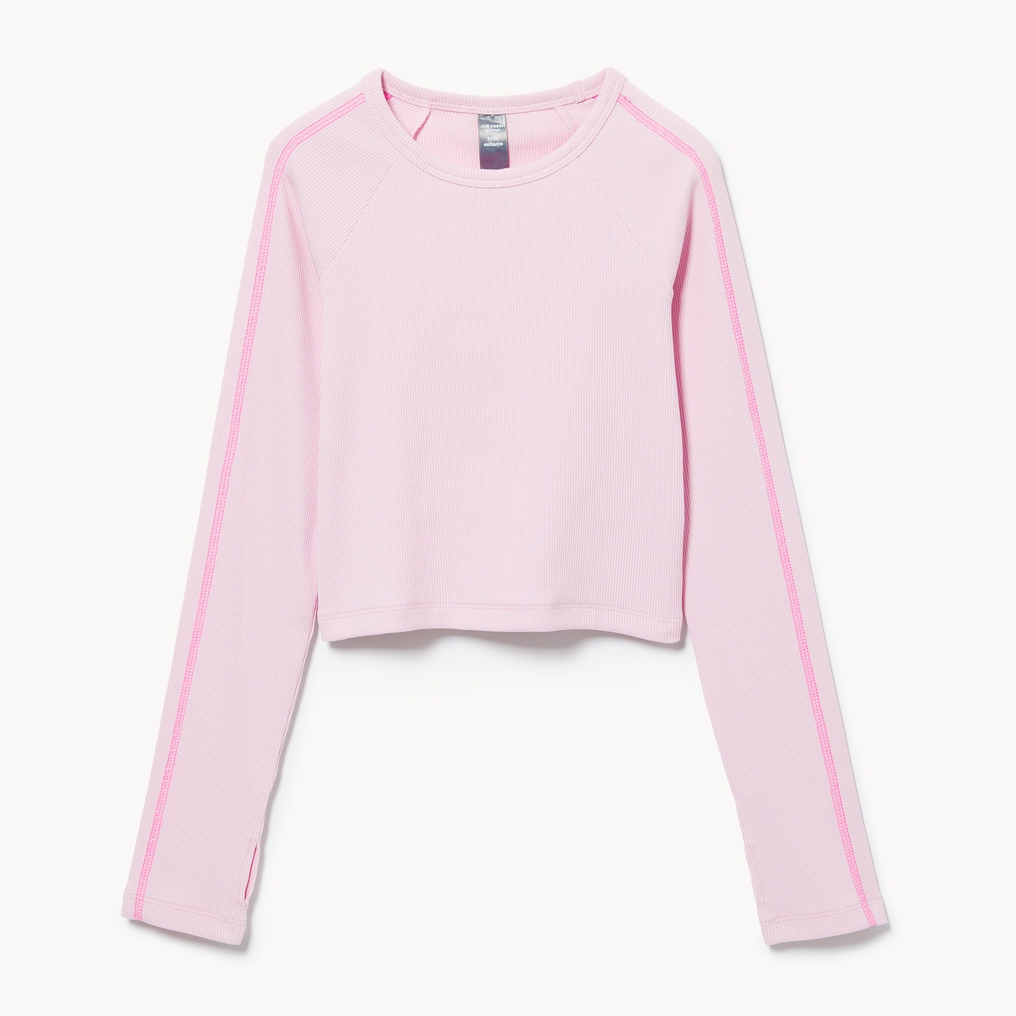 Kid Girls' Active Raglan Long Sleeve