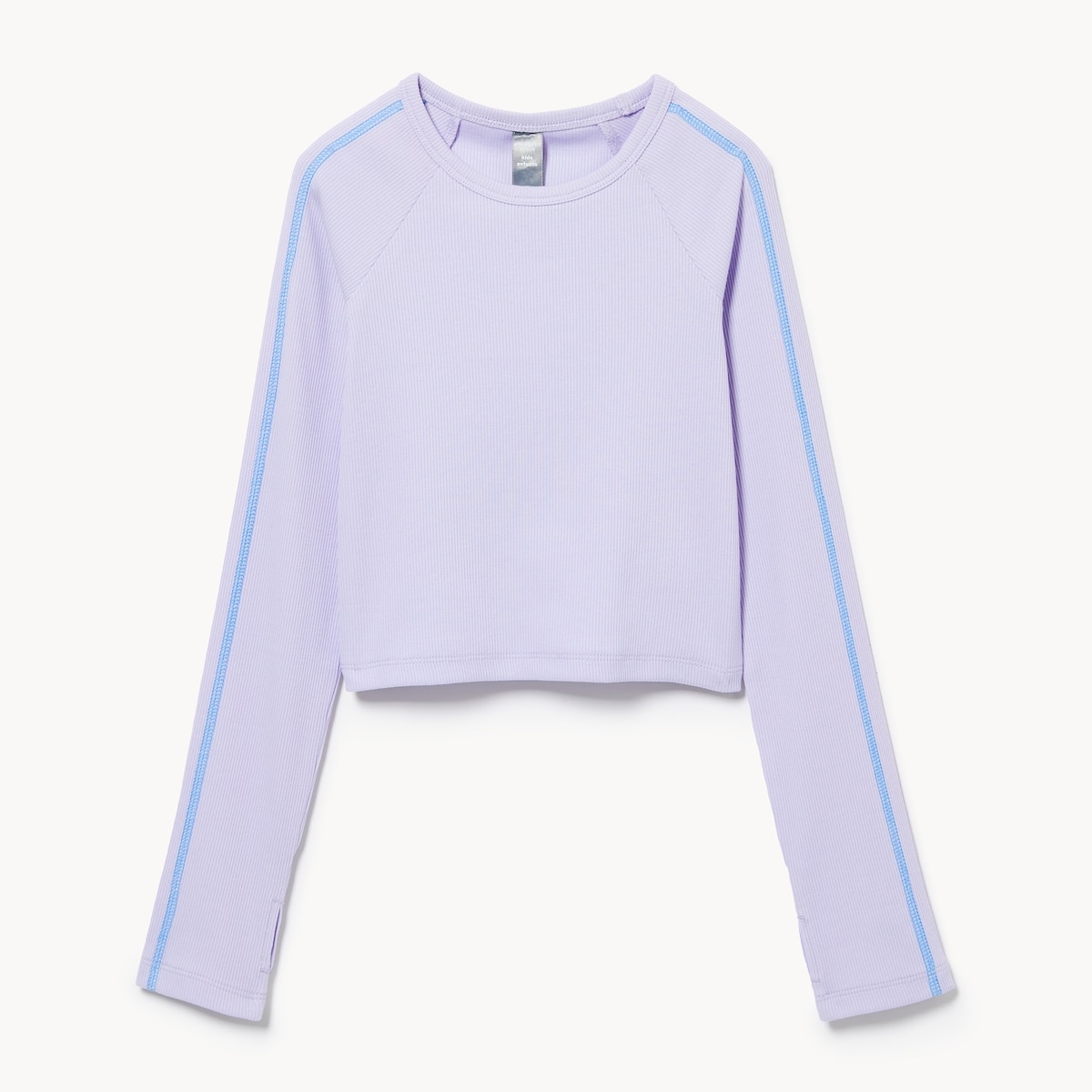 Haut sport  manches raglan longues pour filles