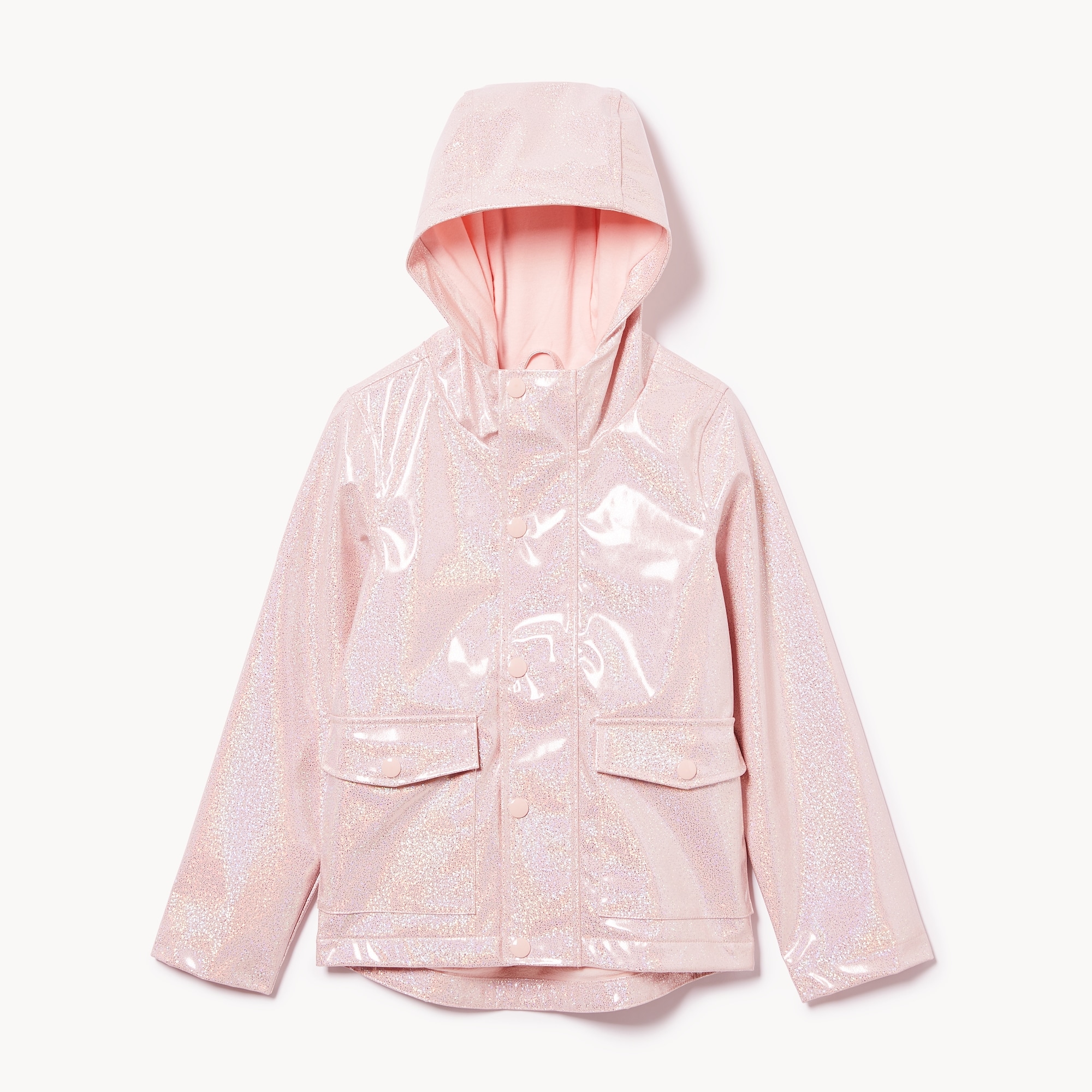 Kid Girls' Glitter Raincoat