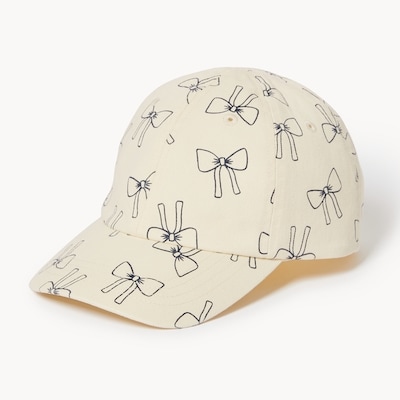 Casquette imprimée pour filles - Crème