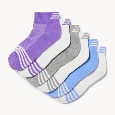 Joe Fresh Ens. de 6 paires de socquettes pour filles 1 ea, 12,00 $/1ch