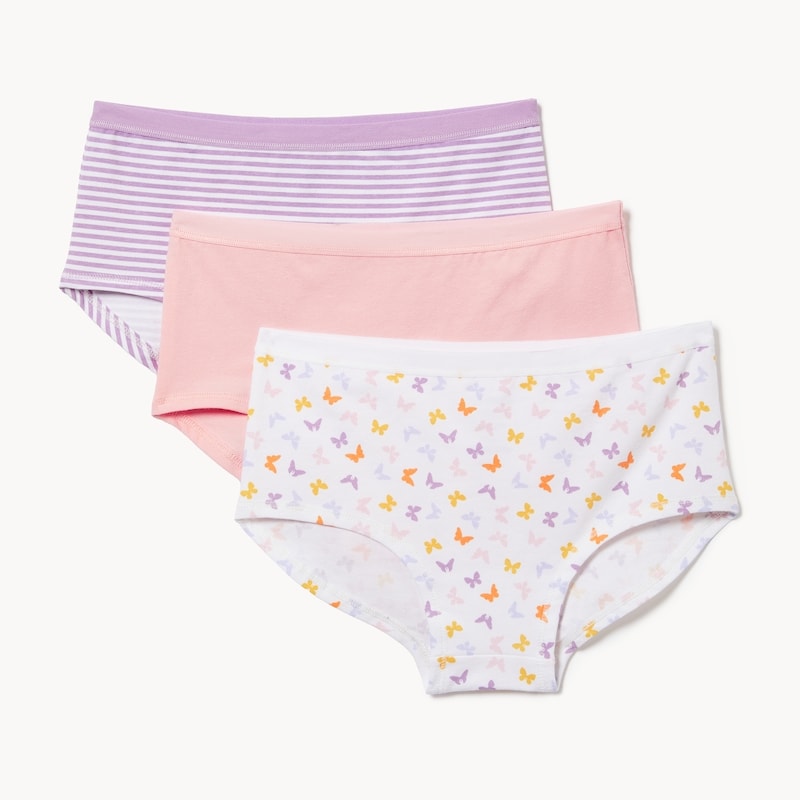 Kid Girls' 3-Pack Boyshort