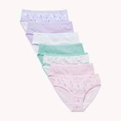 Joe Fresh Ens. de 7 culottes bikini en coton pour filles 1 ea, 19,00 $/1ch