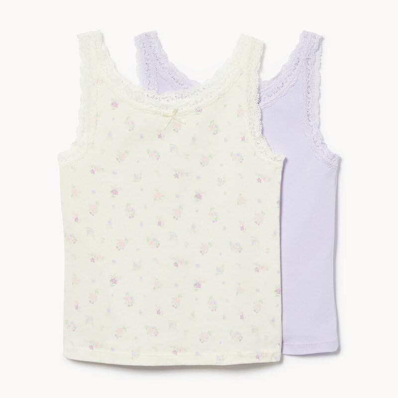 Kid Girls' 2-Pack Lace Trim Camisole