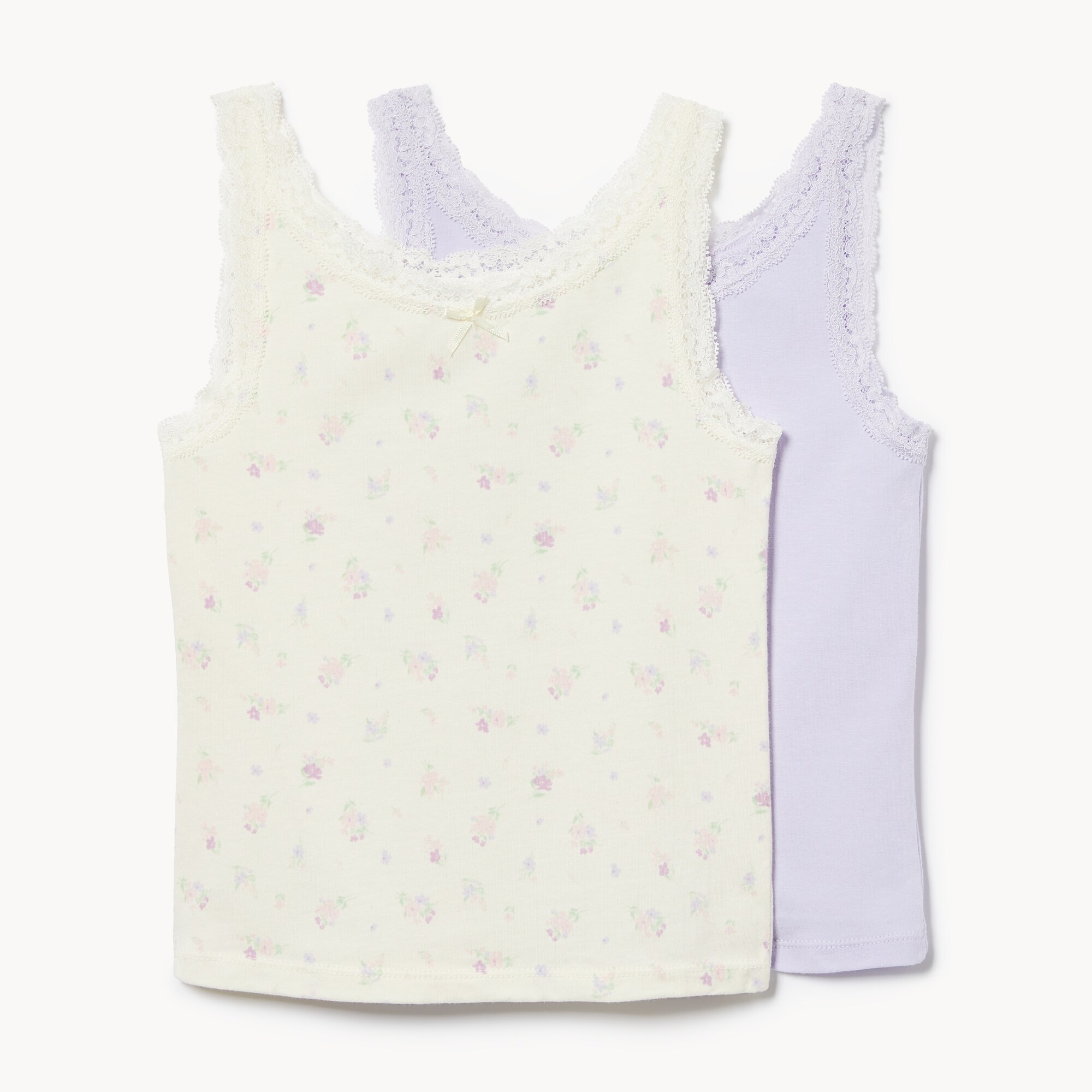 Kid Girls' 2-Pack Lace Trim Camisole