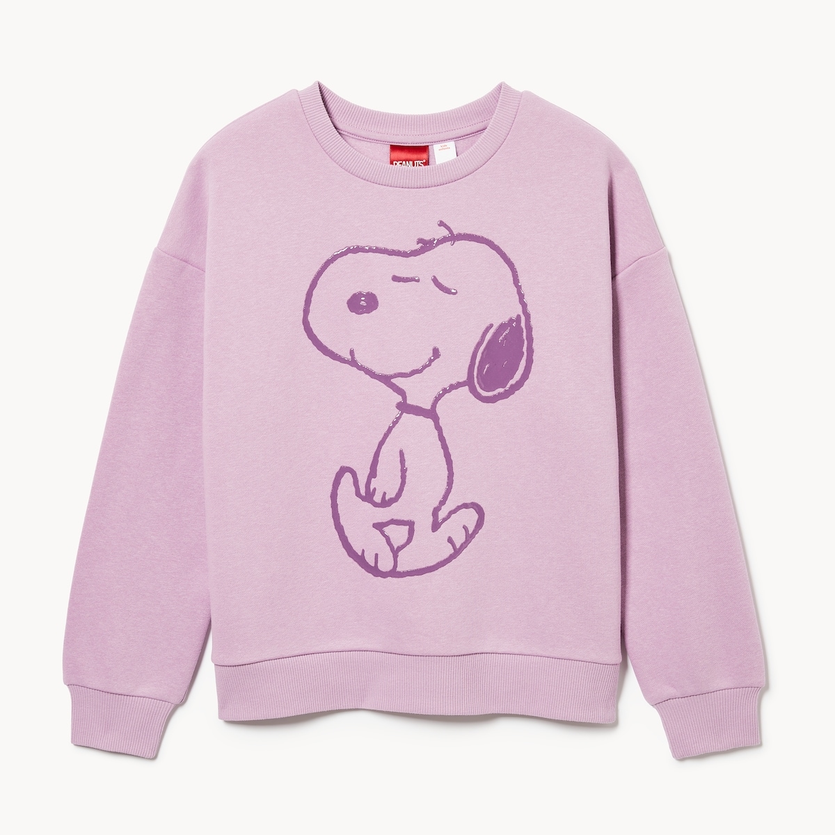 Kid Girls' Peanuts Snoopy Sweatshirt - Lavender