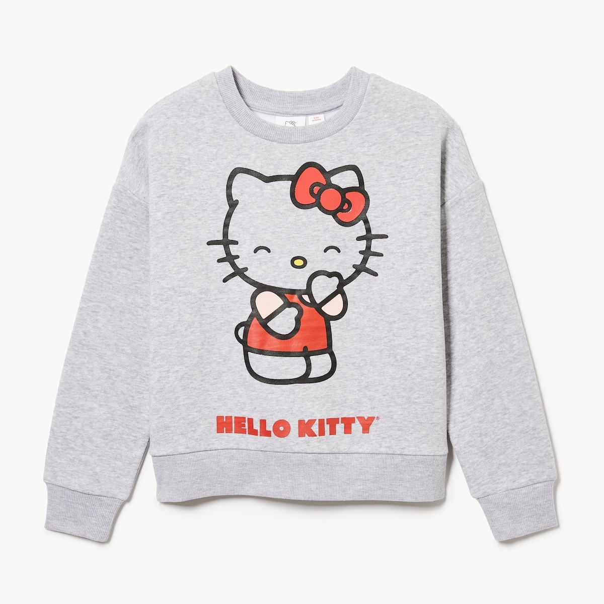 Kid Girls' Hello Kitty Sweatshirt - Light Grey Mix