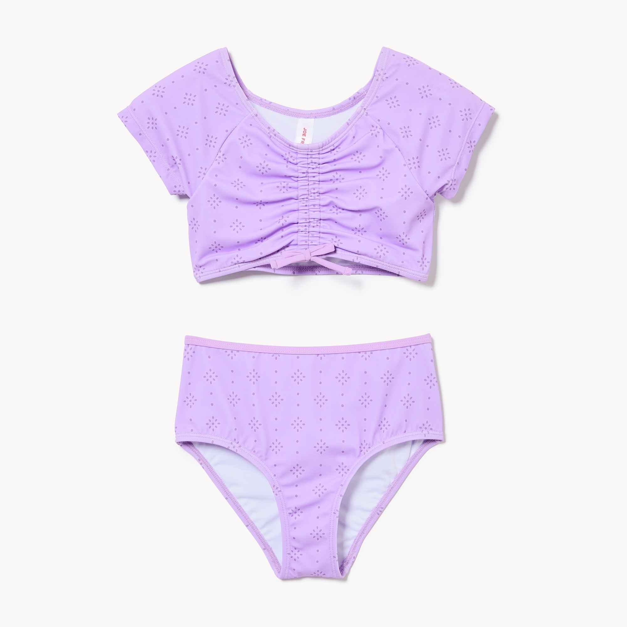 Kid Girls' Ruched 2-Piece Swim Set
