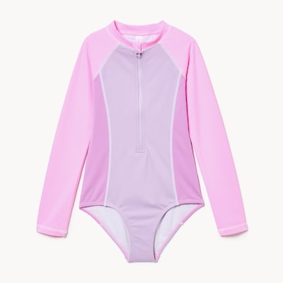 Joe Fresh Kid Girls' Long Sleeve Rash Guard Swimsuit 1 ea, $24.00/1ea