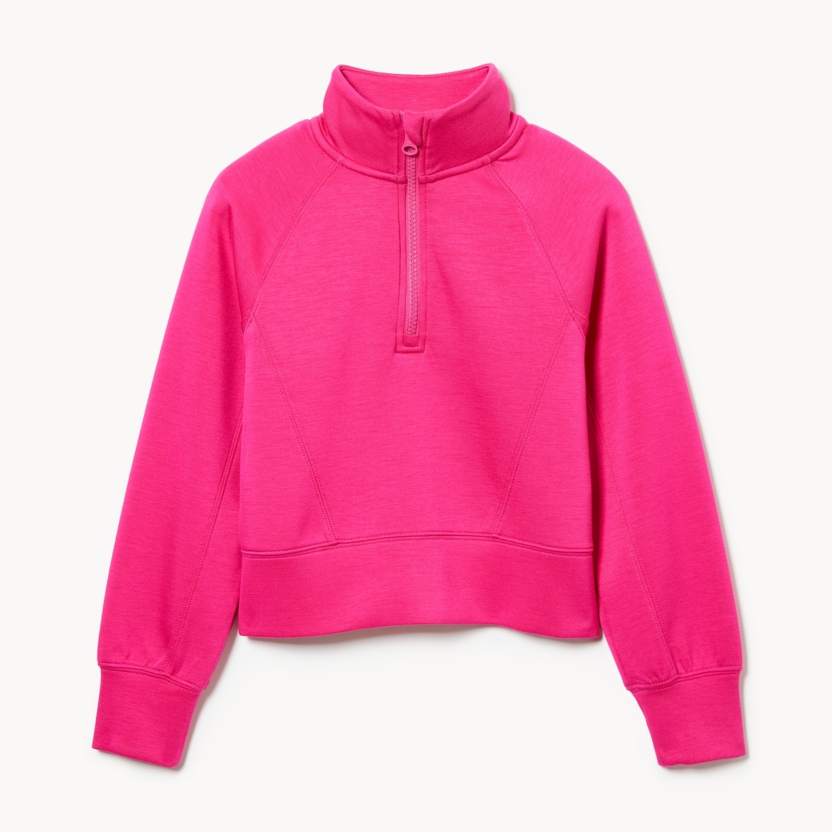 Kid Girls' Active Quarter-Zip Pullover