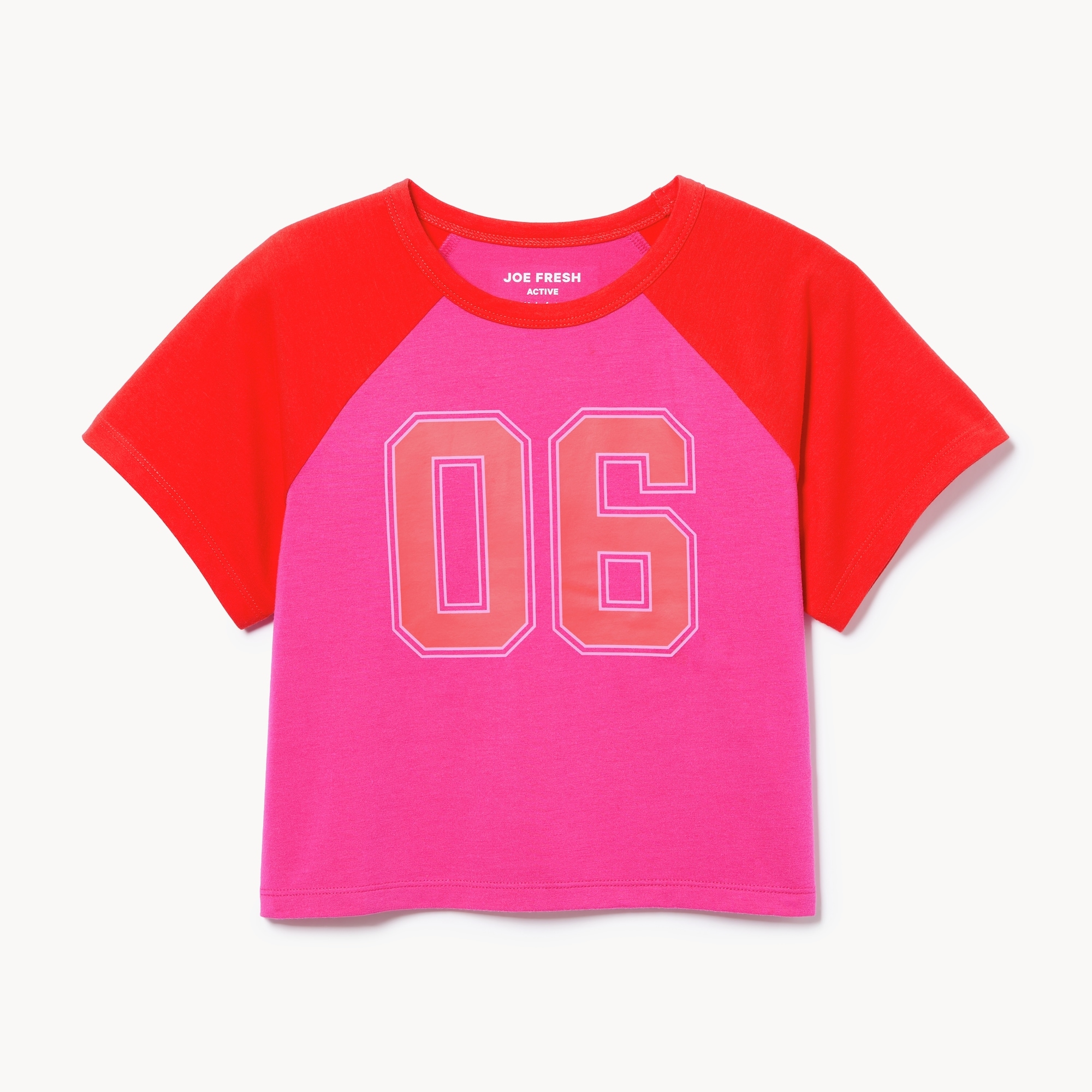 Kid Girls' Boxy Raglan T-Shirt