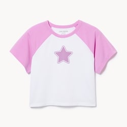 Joe Fresh T-shirt carré à manches raglan pour filles 1 ea, 16,00 $/1ch