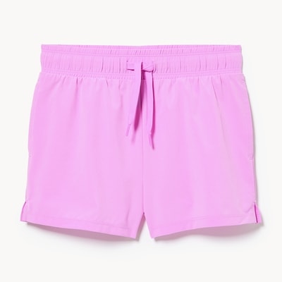 Short sport extensible 4 sens pour filles - Mauve