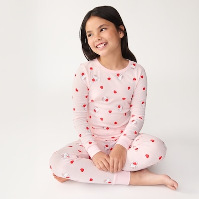 Kid Girls' Hello Kitty® Valentine's Day Sleep Set - Light Pink