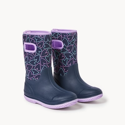 Bottes de pluie en néoprène pour filles - Marine