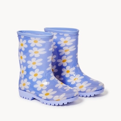 Bottes de pluie imprimées pour filles - LAVANDE