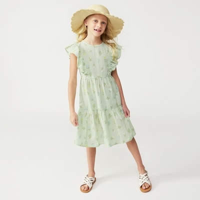 Joe Fresh Kid Girls' Ruffled Floral Dress 1 ea, $29.00/1ea