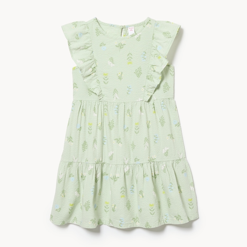 Kid Girls' Ruffled Floral Dress