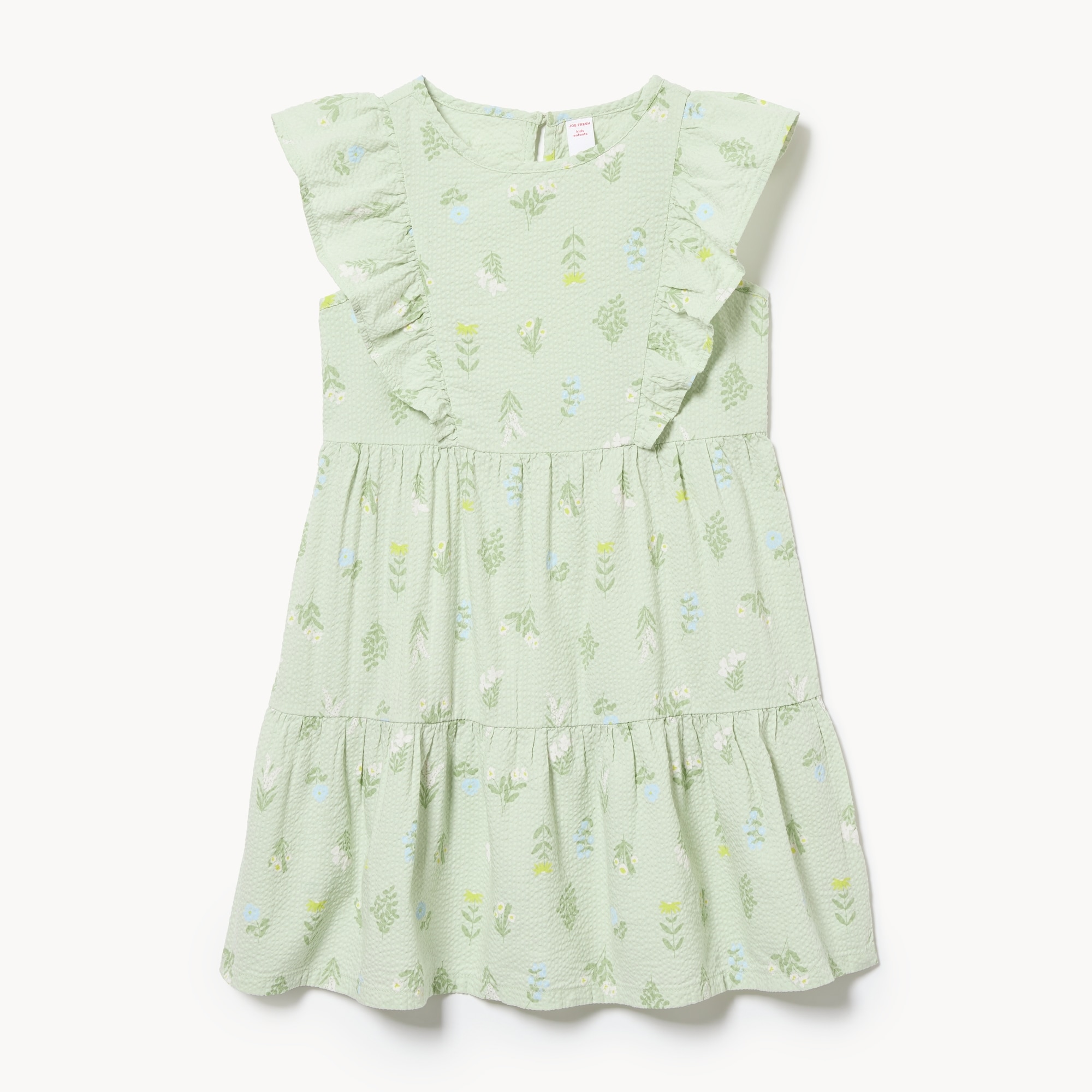 Kid Girls' Ruffled Floral Dress