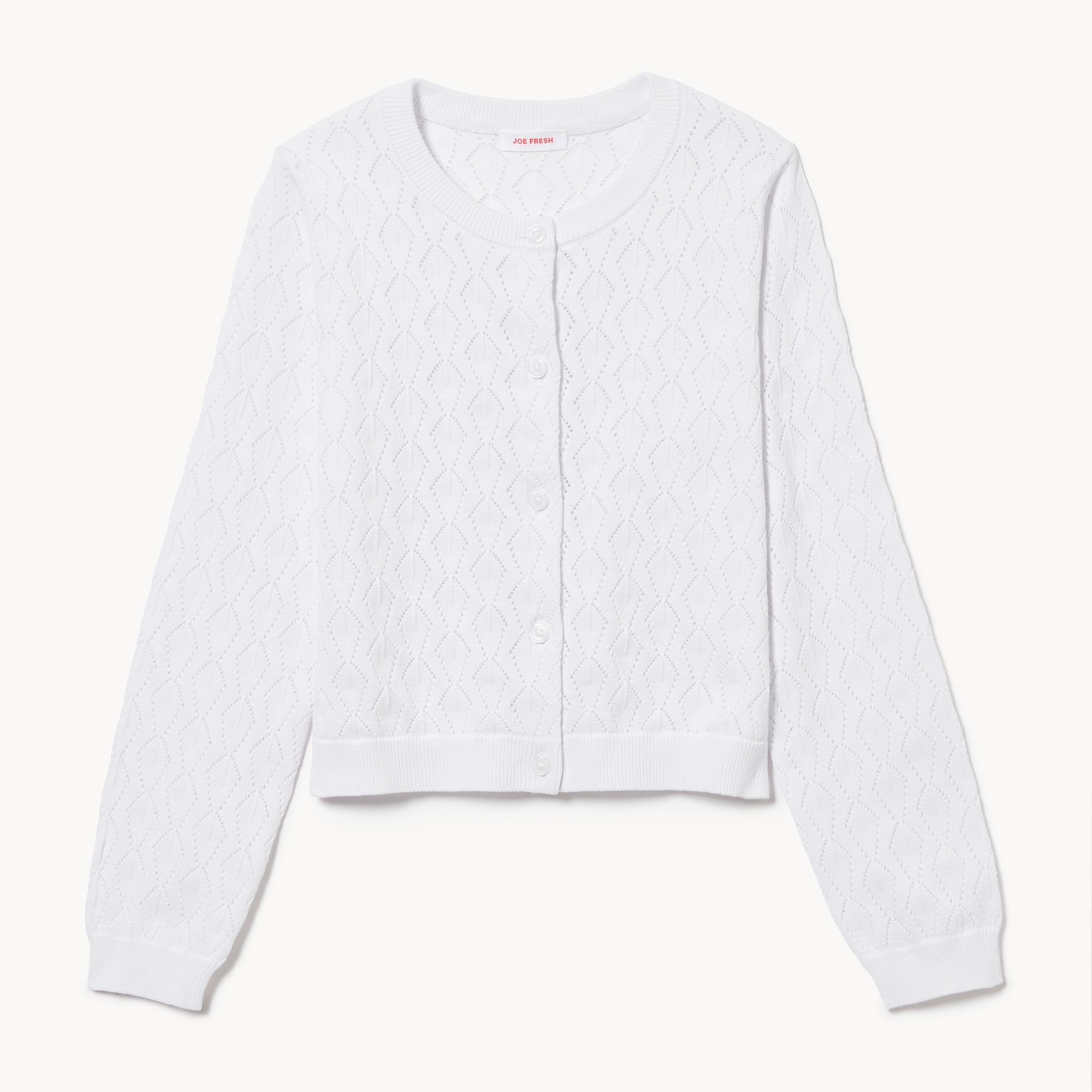 Kid Girls' Pointelle Cardigan
