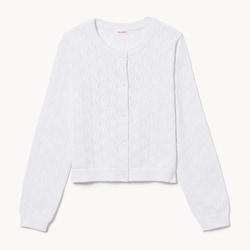Joe Fresh Cardigan en mailles pointelle pour filles 1 ea, 24,00 $/1ch