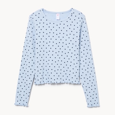 Joe Fresh Haut imprimé à manches longues pour filles 1 ea, 16,00 $/1ch