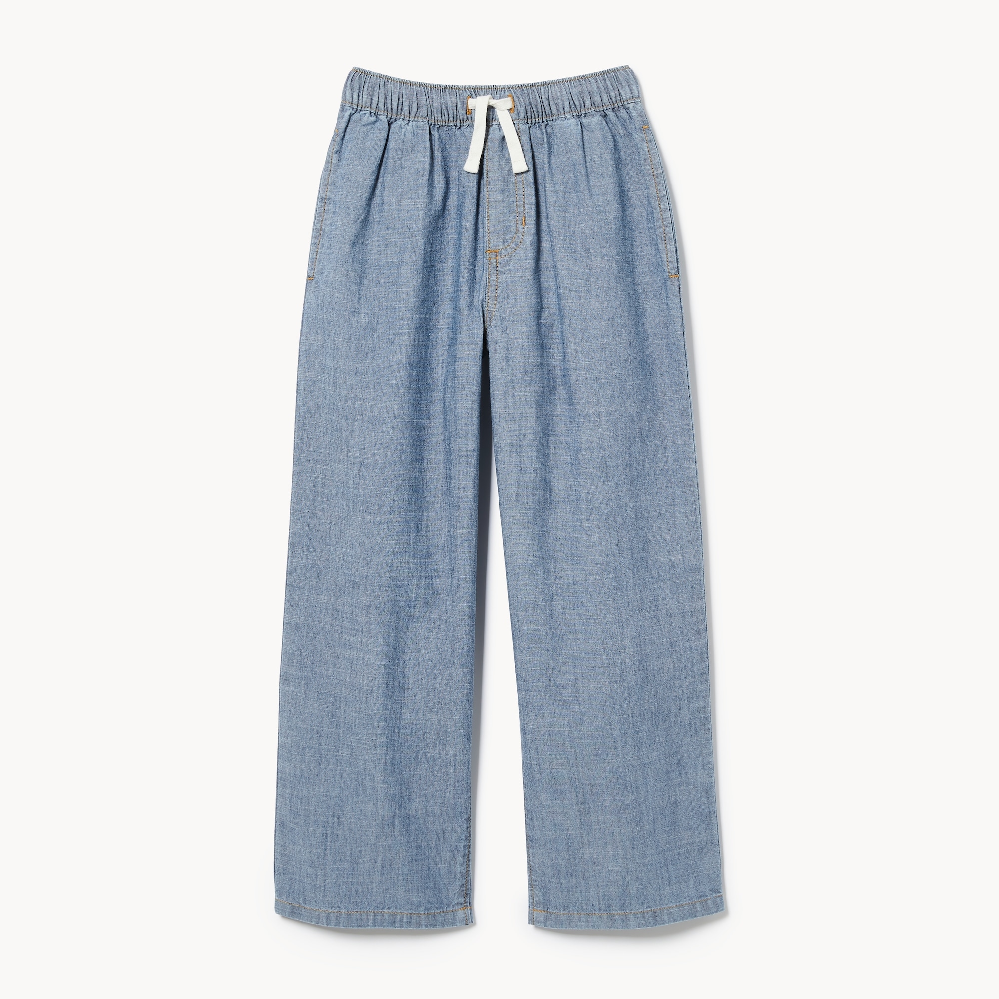 Kid Girls' Chambray Wide Leg Pant