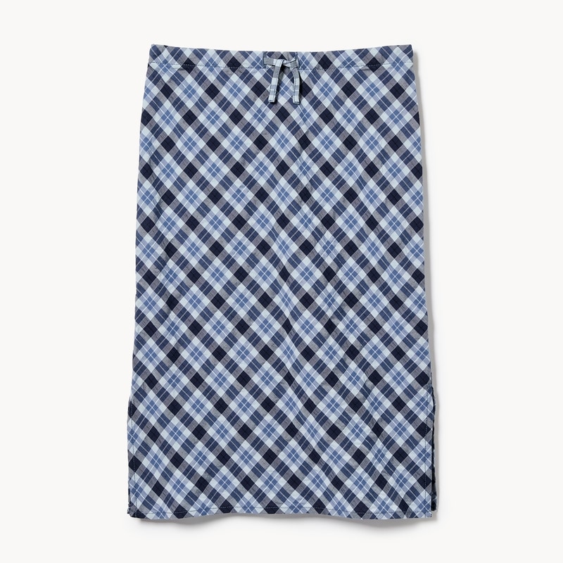 Tween Girls' Plaid Midi Skirt