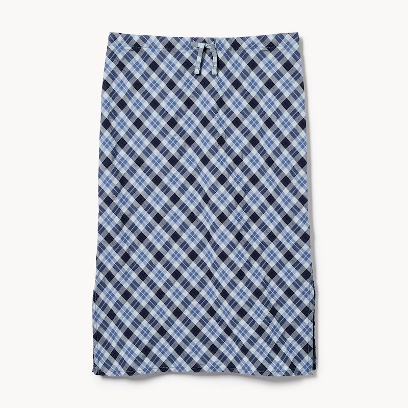 Tween Girls' Plaid Midi Skirt