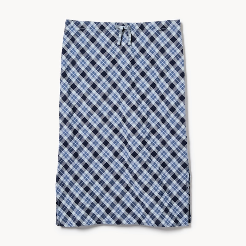 Tween Girls' Plaid Midi Skirt