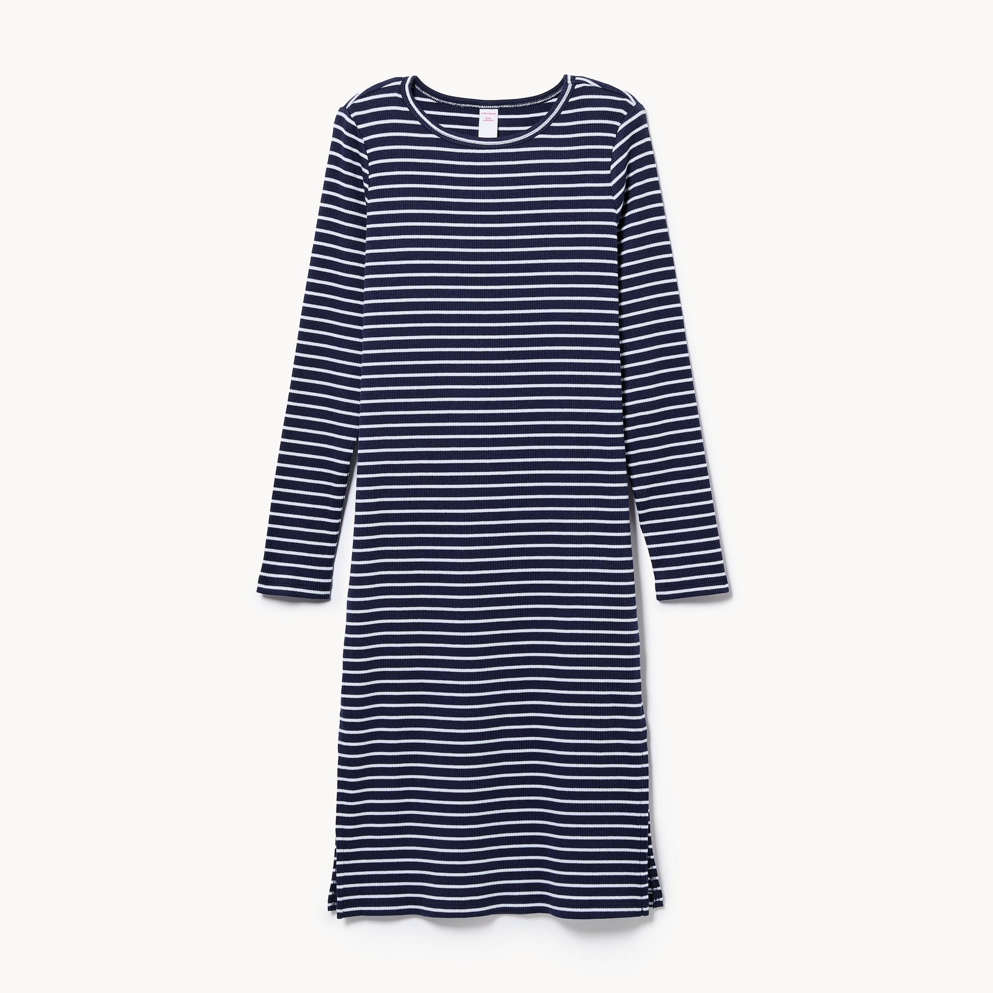 Robe midi côtelée pour préadolescentes