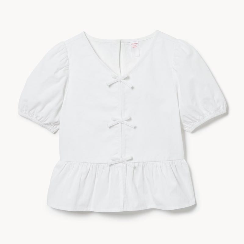 Tween Girls' Puffed Sleeve Blouse