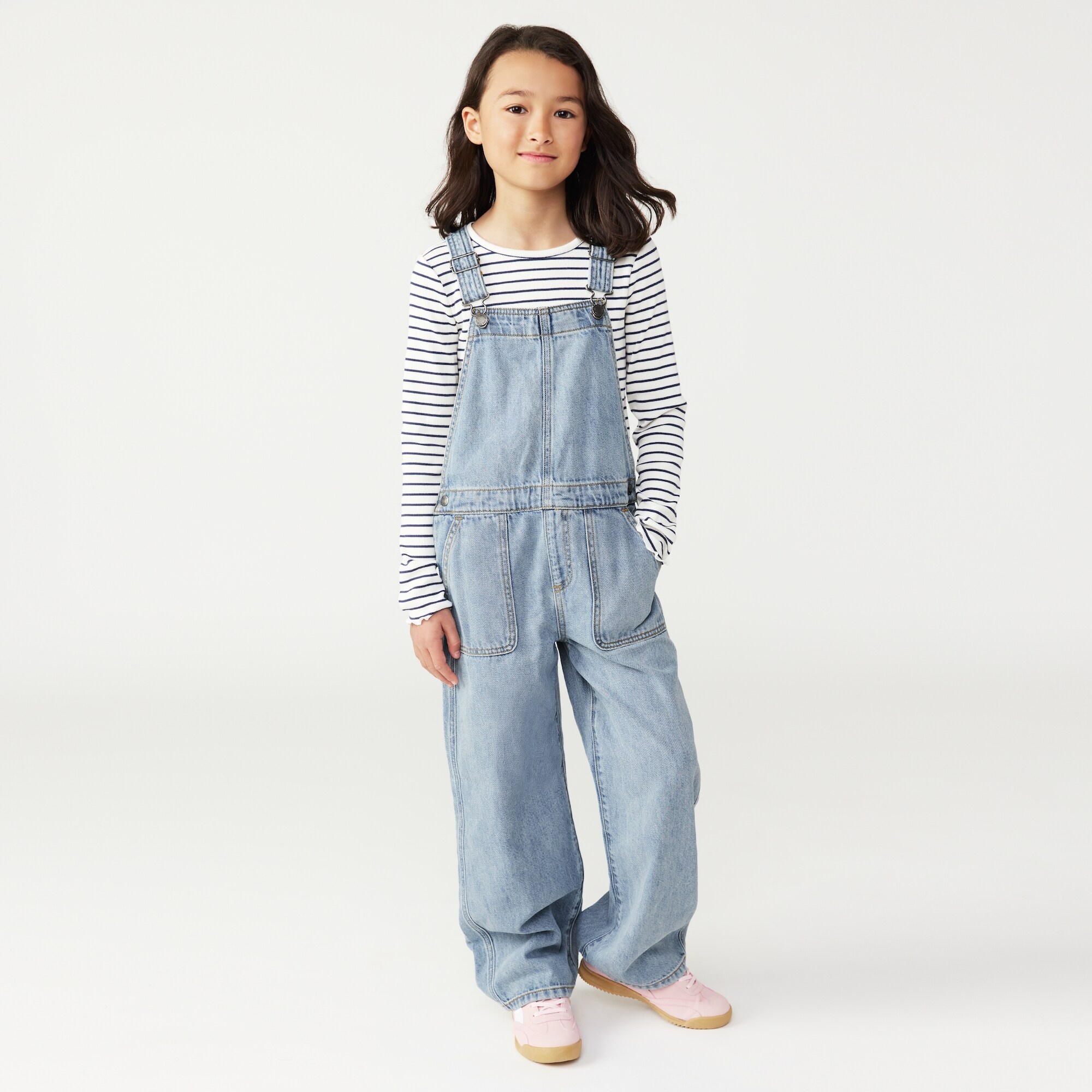 Salopette en denim pour filles