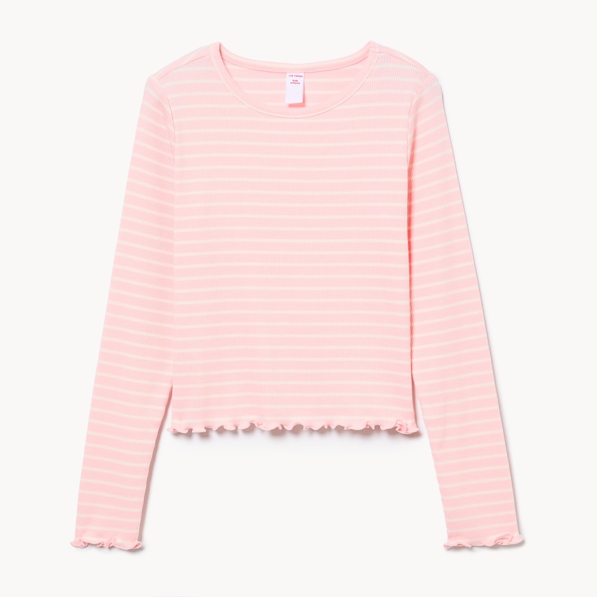 Kid Girls' Ribbed Long Sleeve