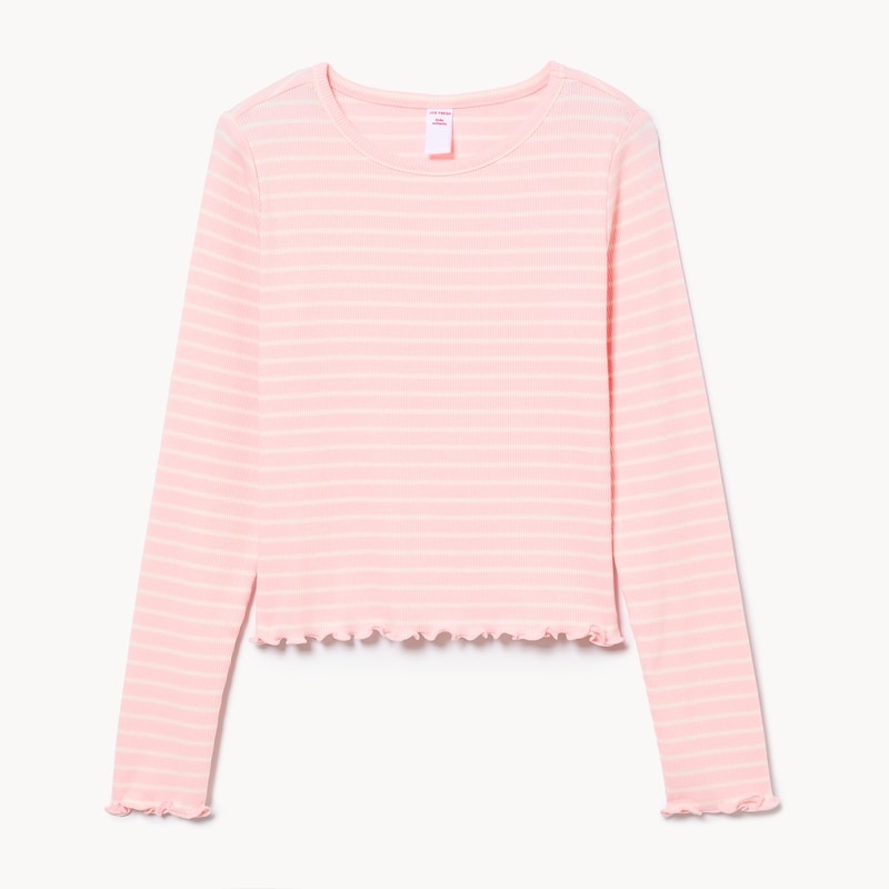 Kid Girls' Ribbed Long Sleeve