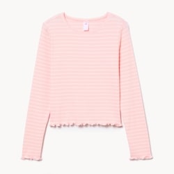 Joe Fresh Haut côtelé à manches longues pour filles 1 ea, 16,00 $/1ch