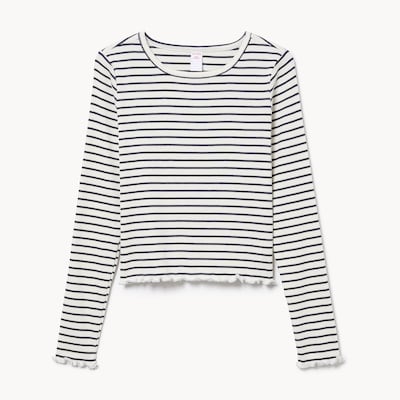 Joe Fresh Kid Girls' Ribbed Long Sleeve 1 ea, $16.00/1ea