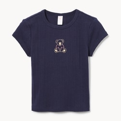 Joe Fresh T-shirt brodé imprimé pour filles 1 ea, 14,00 $/1ch