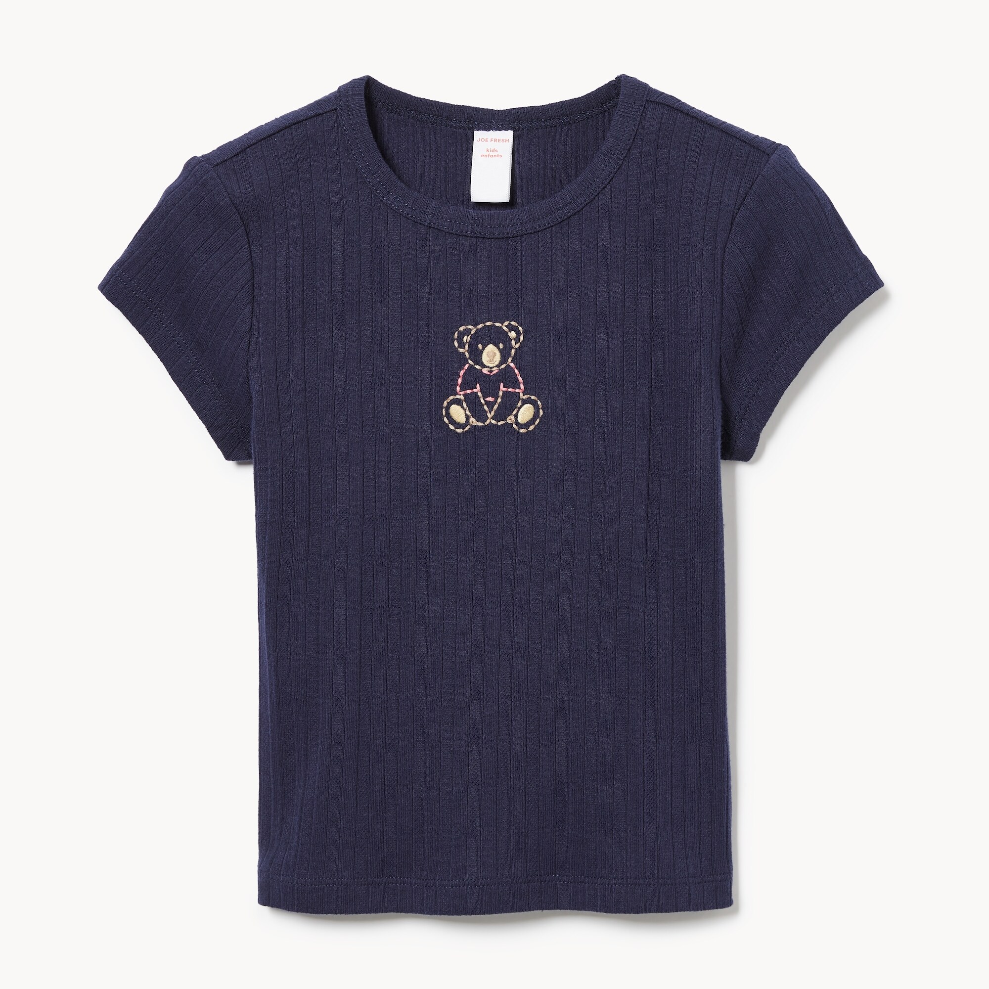 T-shirt brodé imprimé pour filles