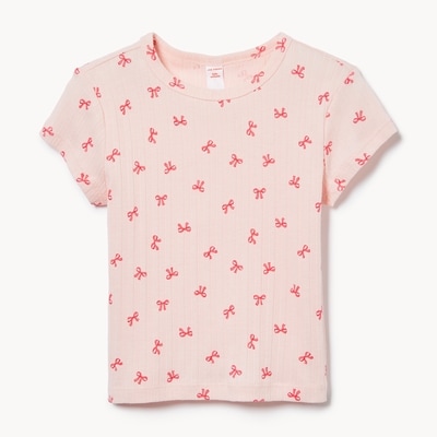 Kid Girls' Printed T-Shirt - Pink