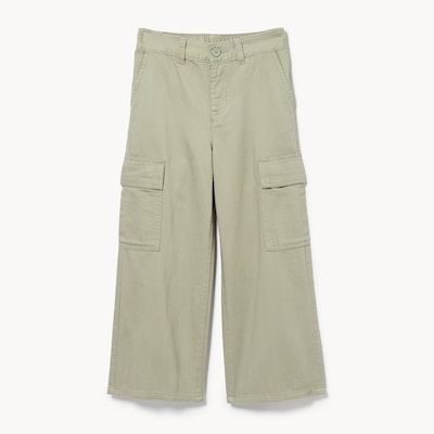 Kid Girls' Cargo Pant - Khaki Green
