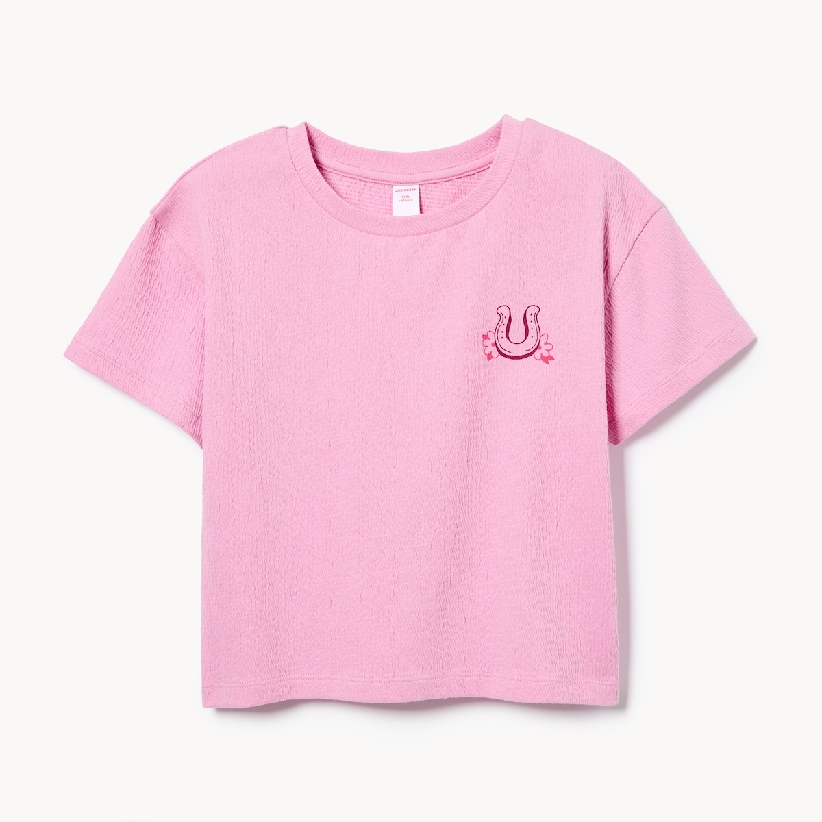 Kid Girls' Crinkled Jersey T-Shirt - Lavender