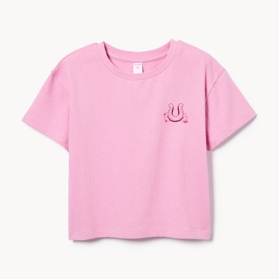 Joe Fresh Kid Girls' Crinkled Jersey T-Shirt 1 ea, $14.00/1ea