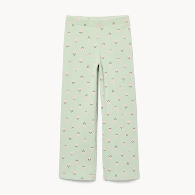 Kid Girls' Crinkled Jersey Pant - Dusty Green