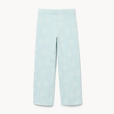 Kid Girls' Crinkled Jersey Pant - Powder Blue