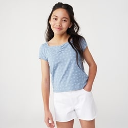 Joe Fresh T-shirt ruché en jersey, préadolescentes 1 ea, 16,00 $/1ch