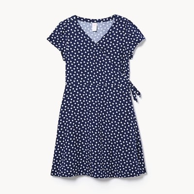 Joe Fresh Tween Girls' Printed Wrap Dress 1 ea, $26.00/1ea